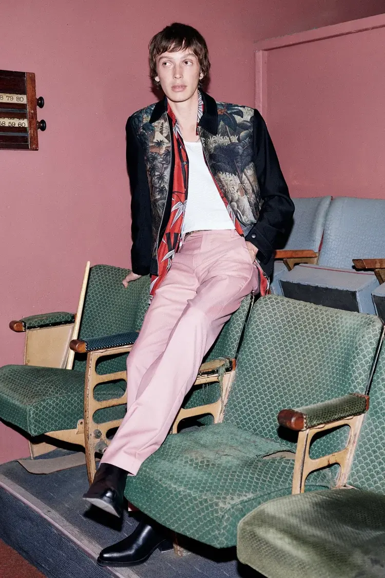 Endless Joy CAMPUHAN JACQUARD WOVEN BLOUSON JACKET