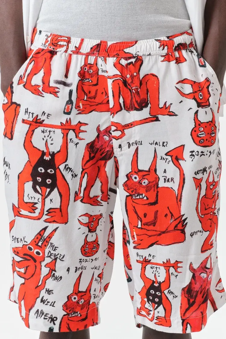 Endless Joy DEVIL WHITE SHORT