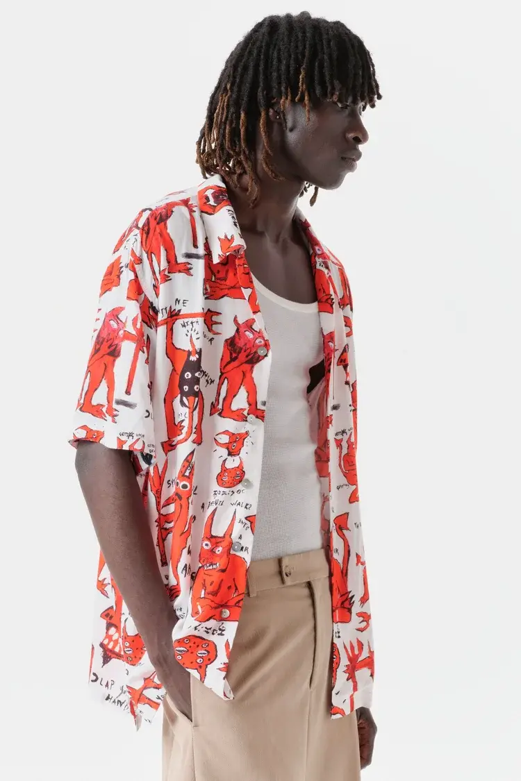 Endless Joy DEVIL WHITE SHORT SLEEVE SHIRT