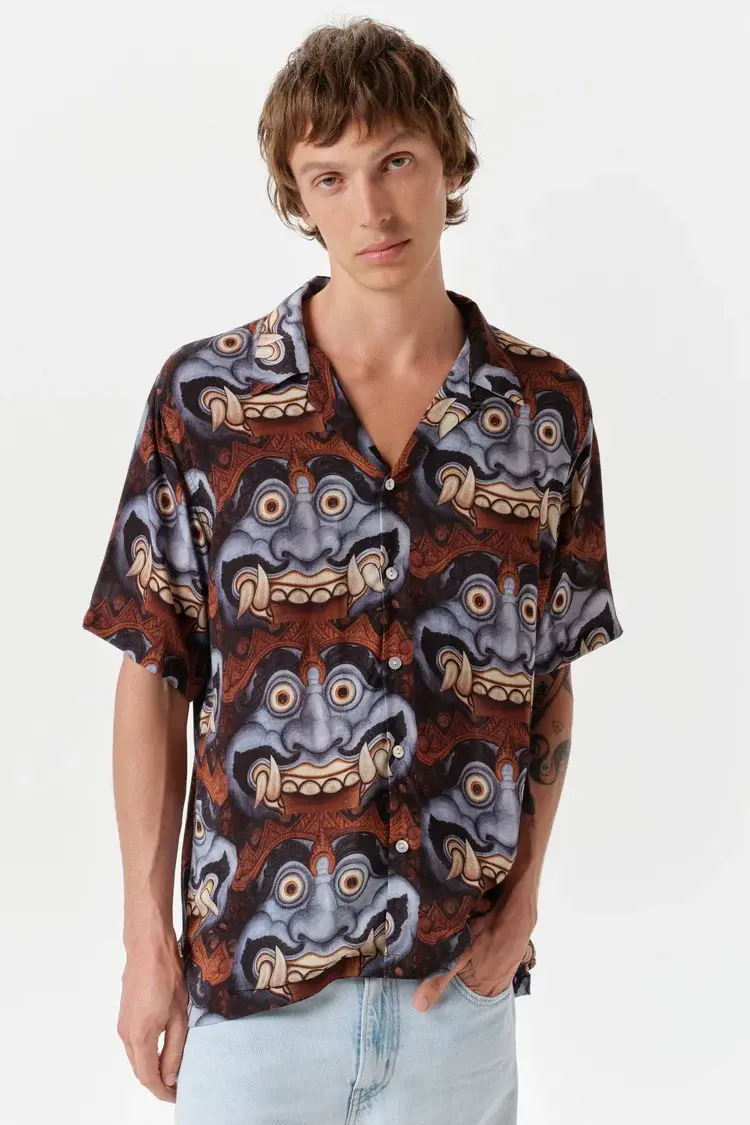 Endless Joy KALA MAKARA BLUE SHORT SLEEVE SHIRT