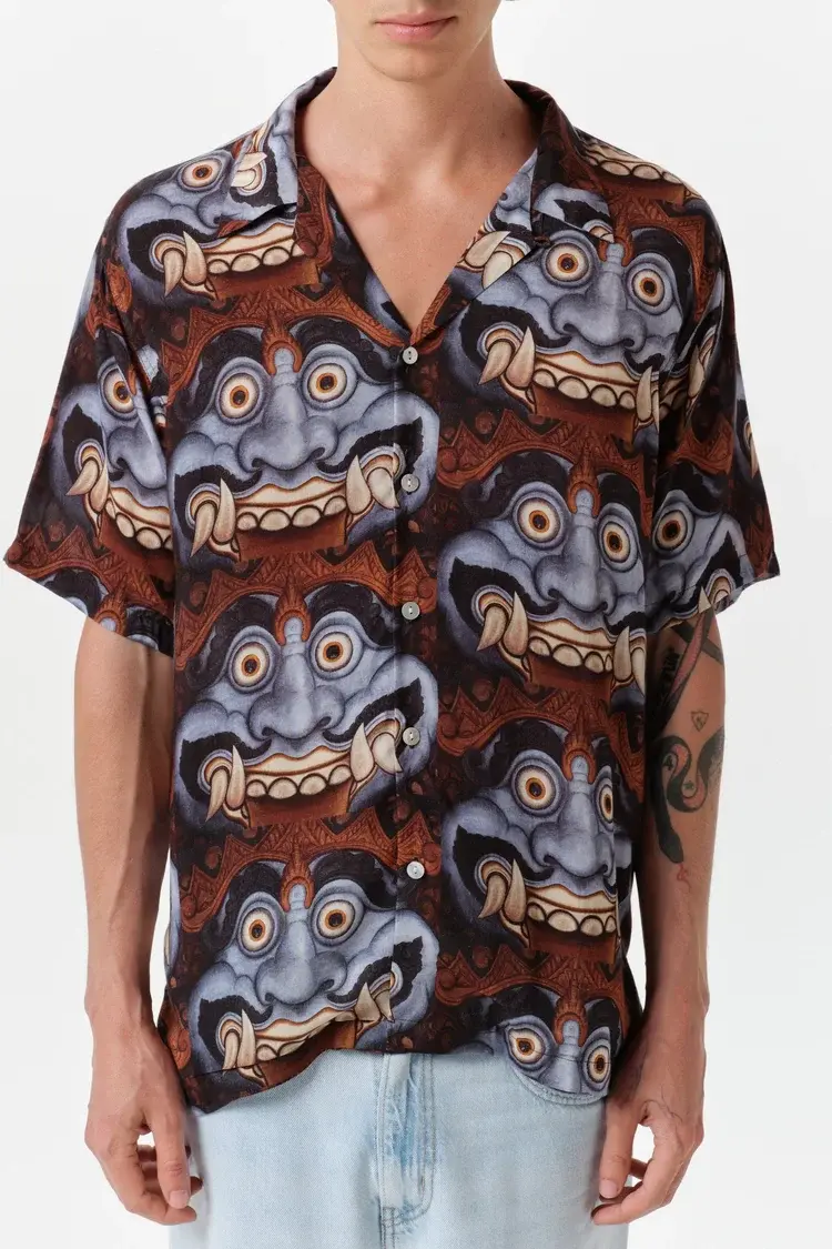 Endless Joy KALA MAKARA BLUE SHORT SLEEVE SHIRT