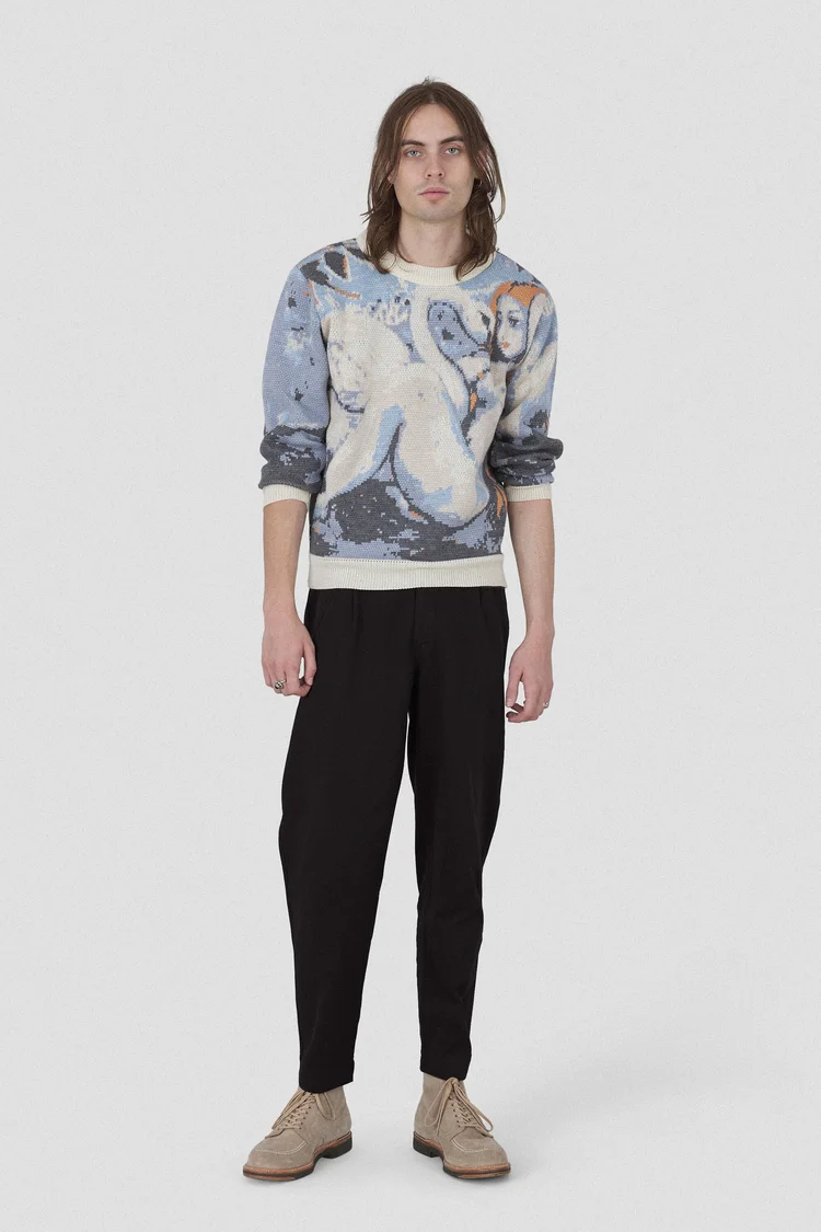 endless joy LEDA AND THE SWAN KNIT JUMPER