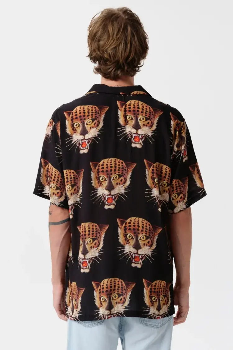 Endless Joy LEOPARDO HEAD SHORT SLEEVE SHIRT