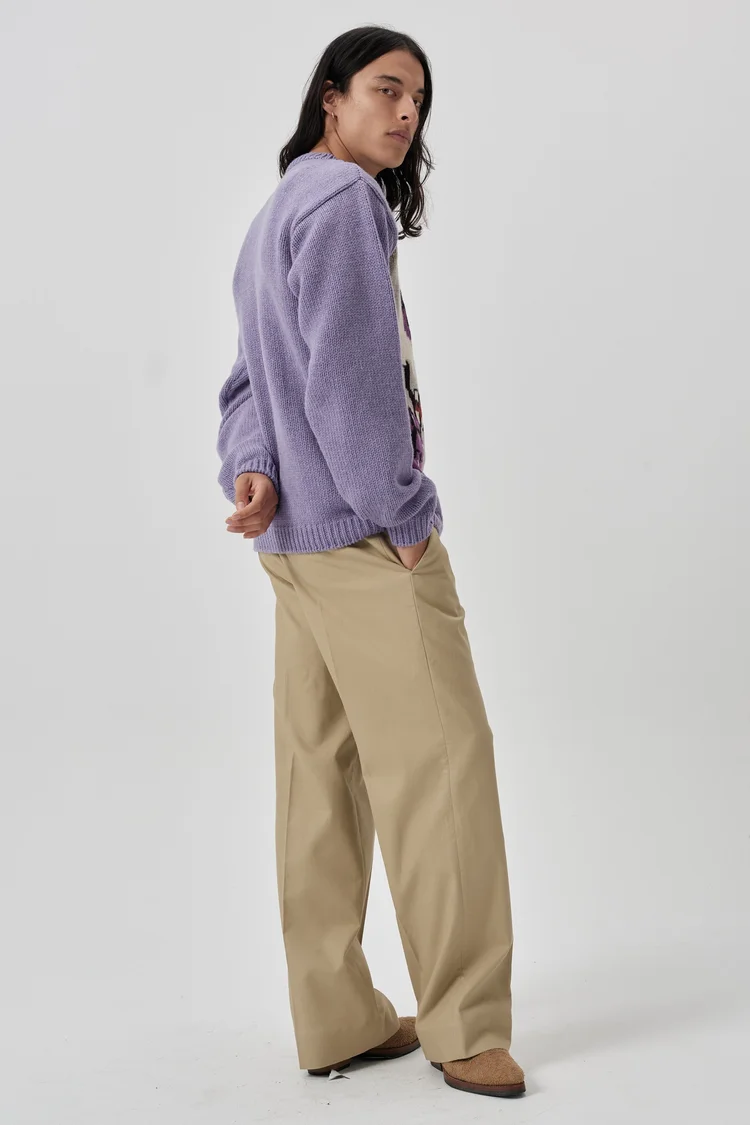 Endless Joy MEMENTO MORI LILAC HAND KNIT JUMPER