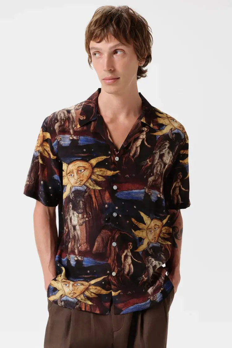 Endless Joy MINOTAURMACHIA SILK SHORT SLEEVE SHIRT