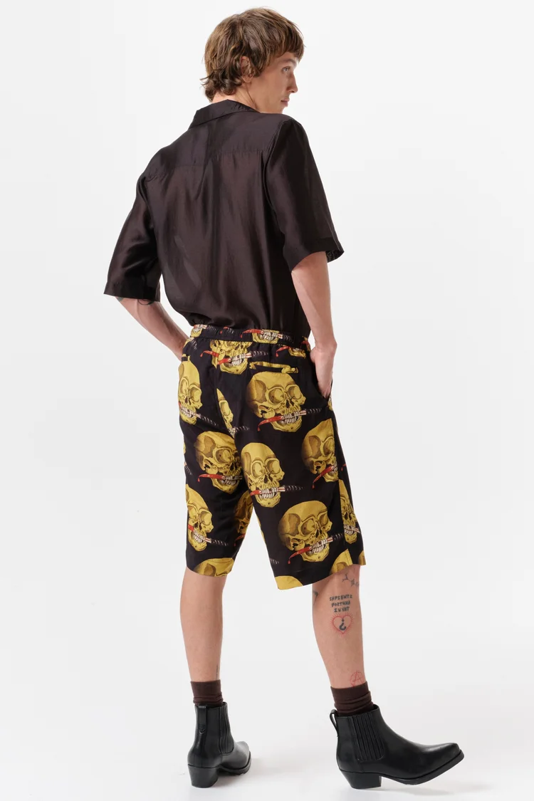 Endless Joy SKULL BLACK SHORT