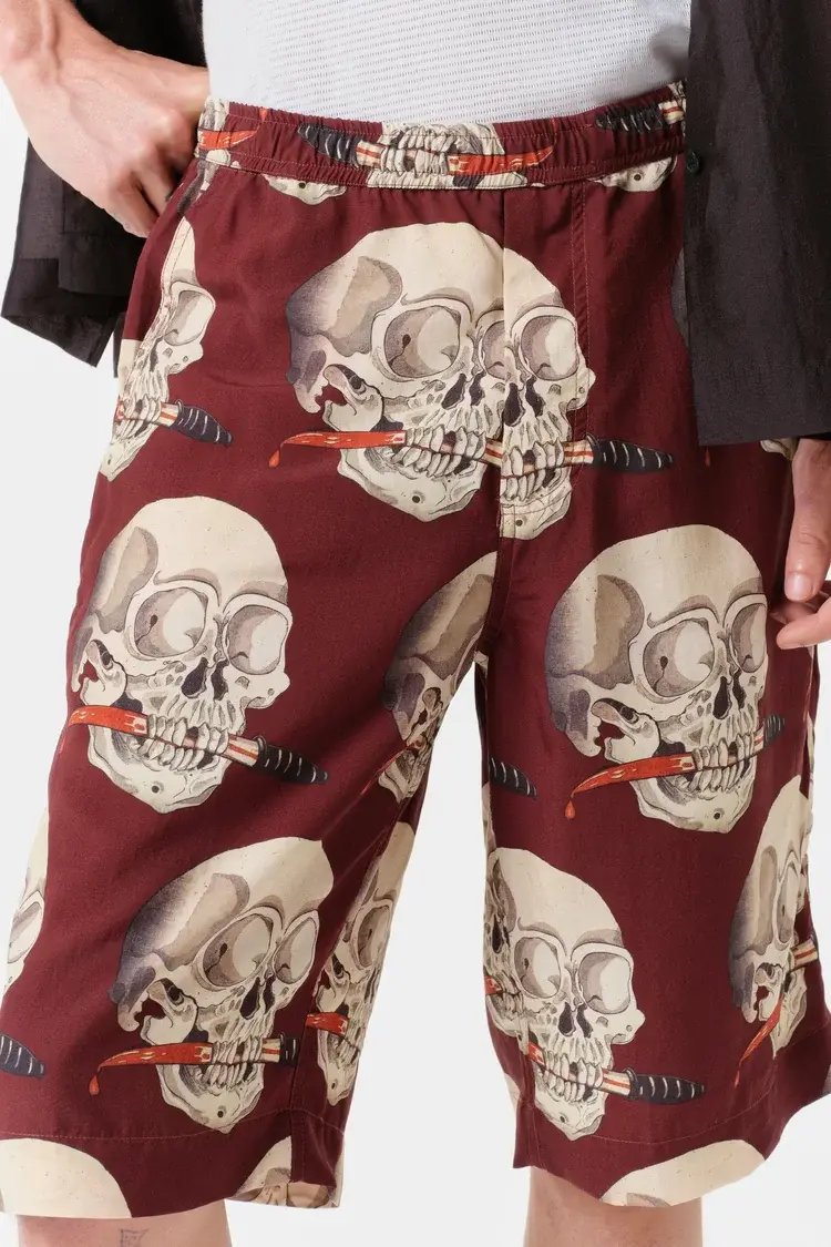 Endless Joy SKULL OX BLOOD SHORT