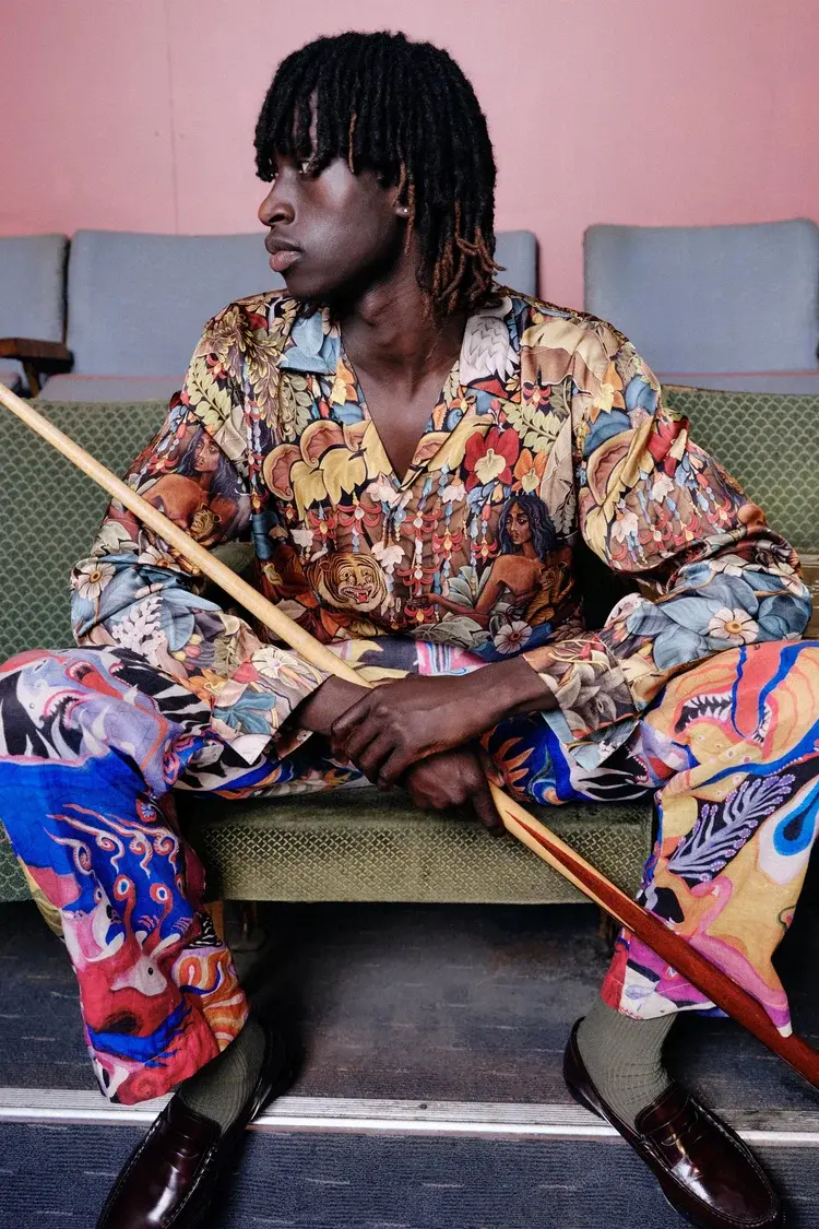 Endless Joy SUTASOMA SILK LONG SLEEVE SHIRT