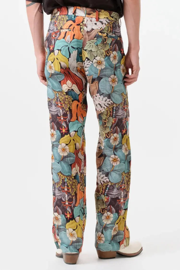 Endless Joy TUMBUHAN FRENCH LINEN WIDE LEG TROUSER