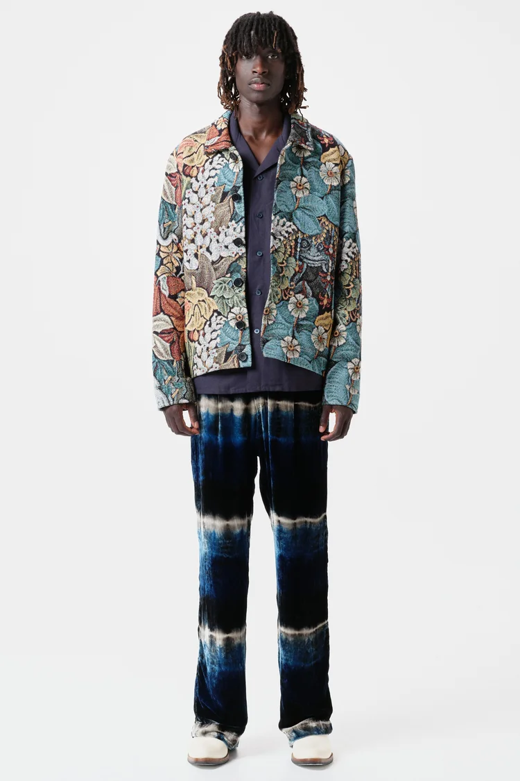 Endless Joy TUMBUHAN JACQUARD WOVEN CHORE JACKET