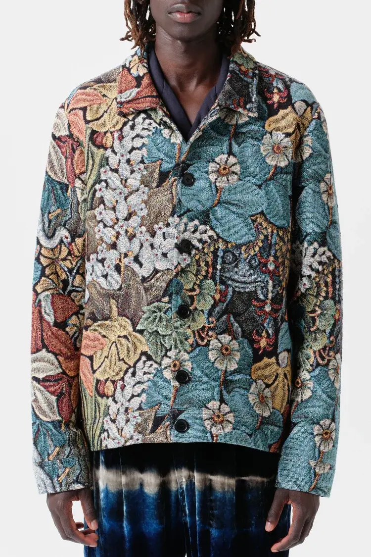 Endless Joy TUMBUHAN JACQUARD WOVEN CHORE JACKET