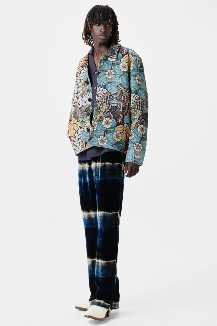 endless joy TUMBUHAN JACQUARD WOVEN CHORE JACKET