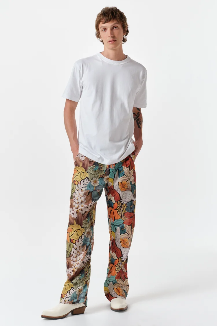 Endless Joy KALA MAKARA WHITE BACK PRINT ORGANIC COTTON T-SHIRT