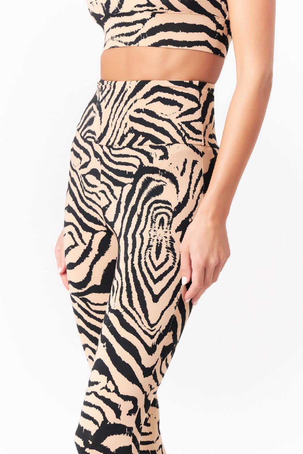 Endless Rose Animal Print Leggings BEIGE/BLACK