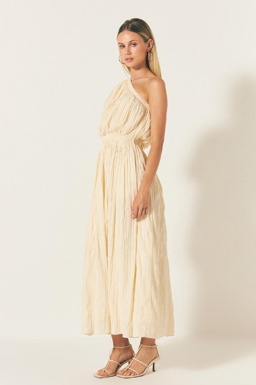 Endless Rose Asymmetrical Cut Out Dress CREAM