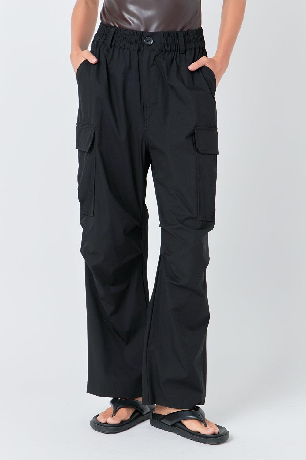 Endless Rose Baggy Cargo Pants BLACK