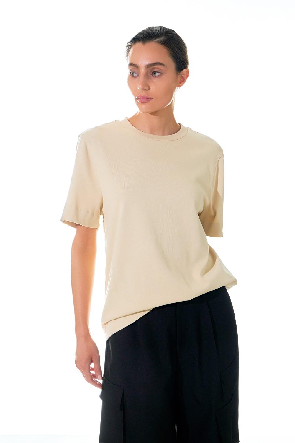 endless rose Basic T-shirt BLACK