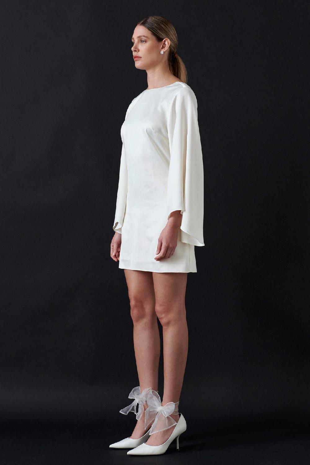 Endless Rose Bell-Sleeve Mini Dress WHITE