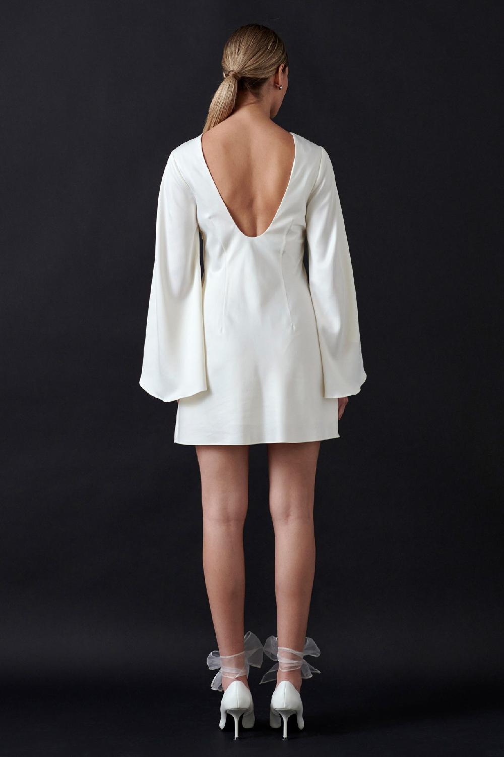 Endless Rose Bell-Sleeve Mini Dress WHITE