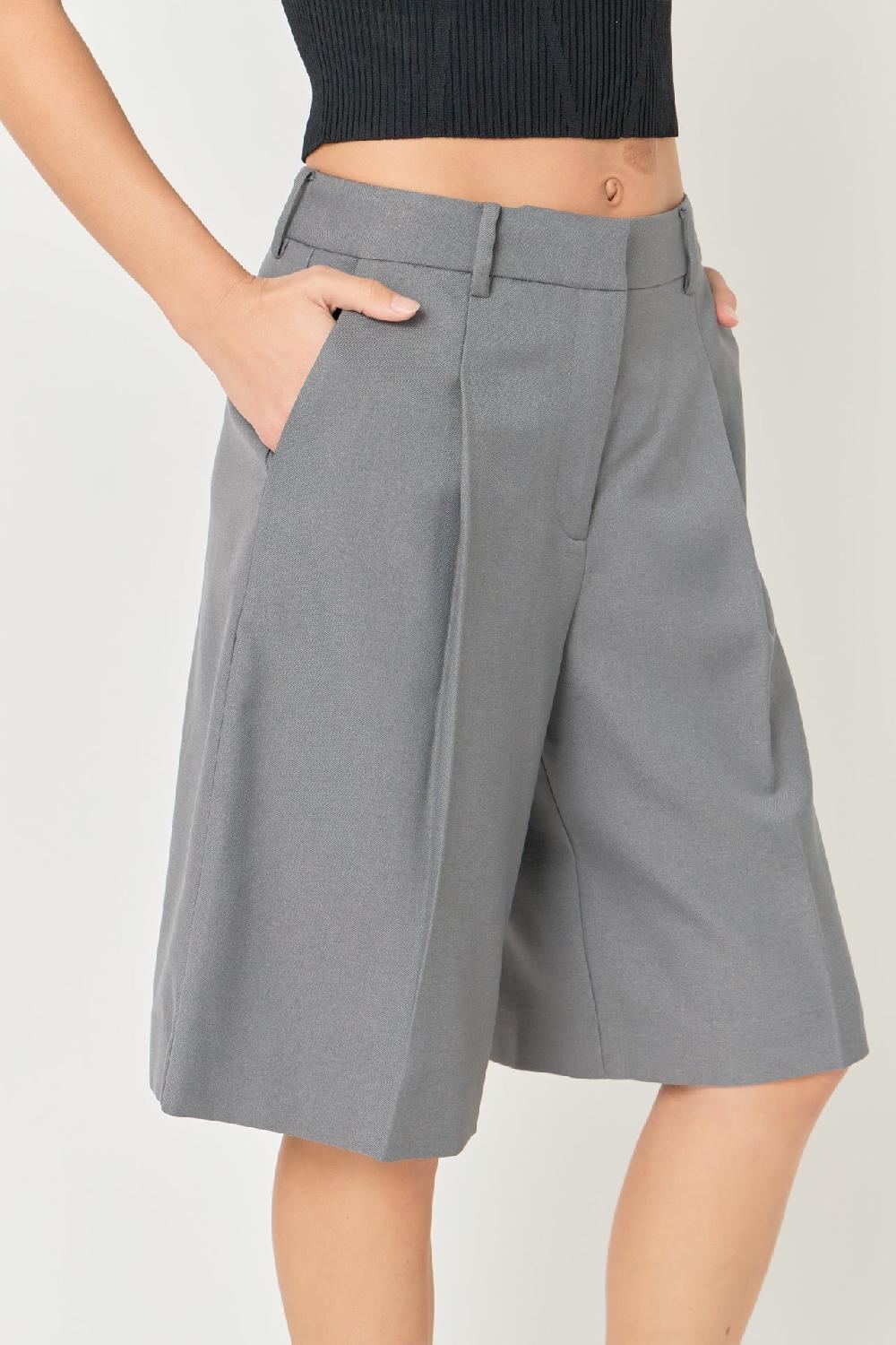 Endless Rose Bermuda Shorts GREY