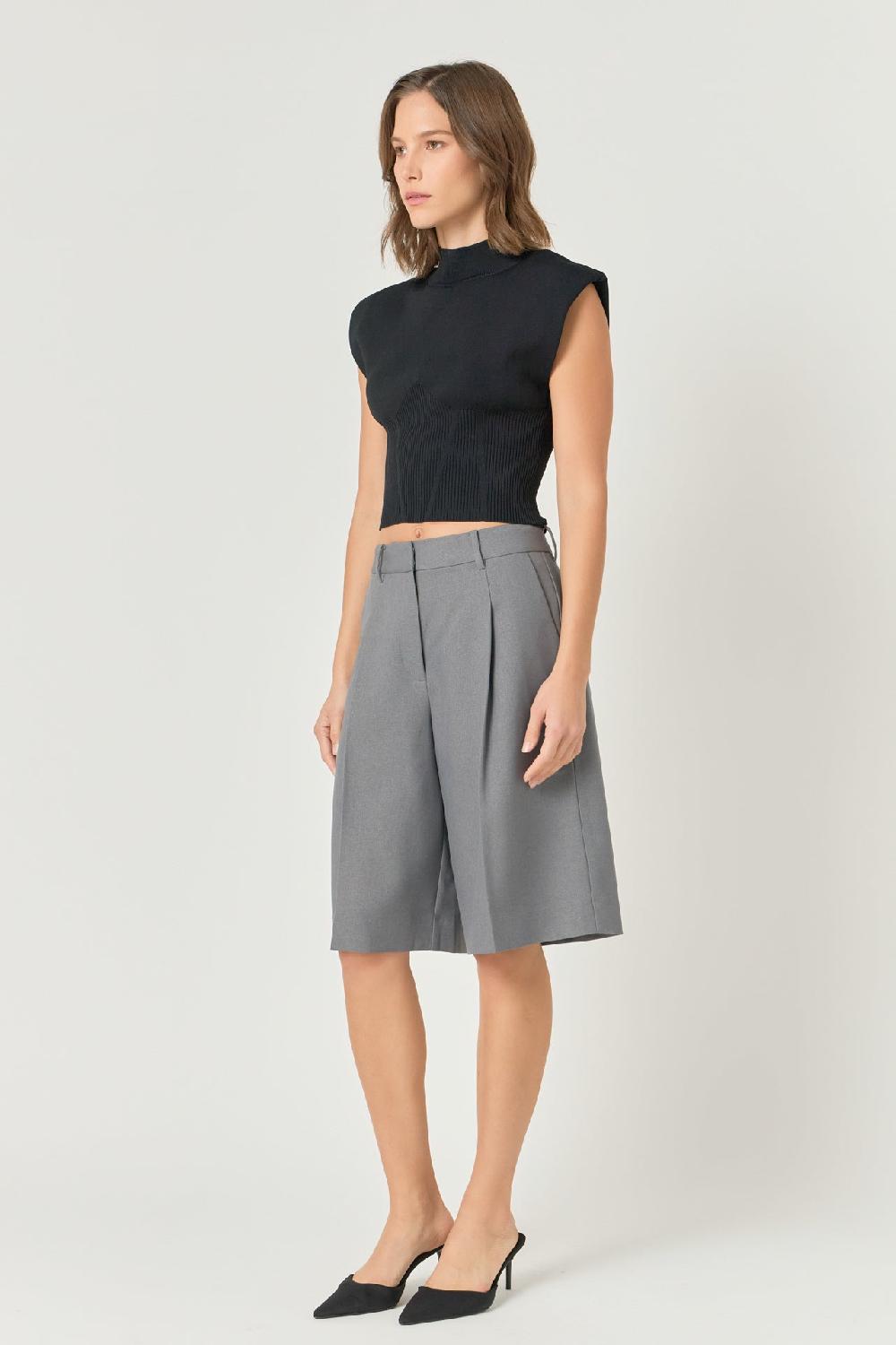 Endless Rose Bermuda Shorts GREY