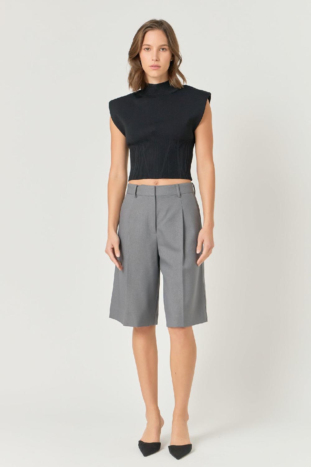 endless rose Bermuda Shorts GREY
