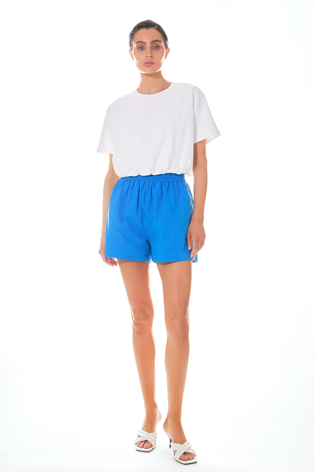 Endless Rose Boyfriend Shorts BLUE