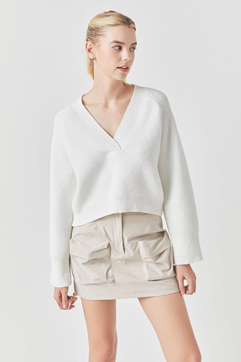 Endless Rose Cargo Mini Skirt BEIGE