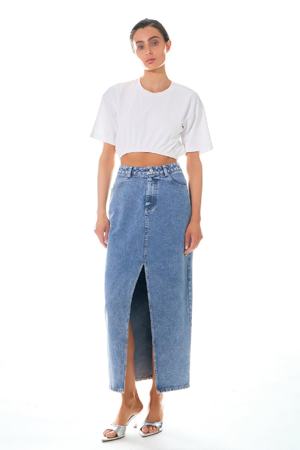 Endless Rose Cropped T-Shirt WHITE