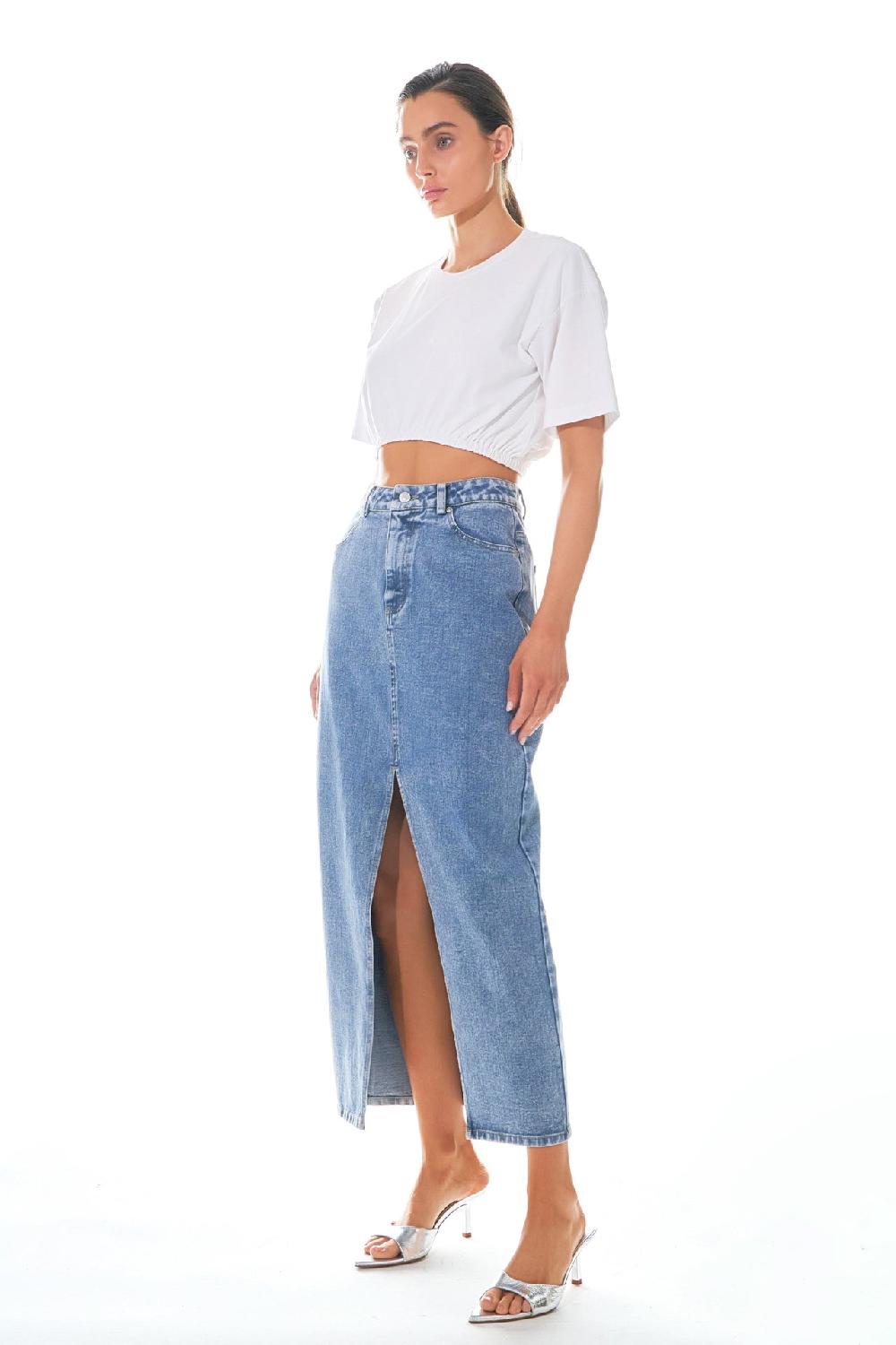 Endless Rose Cropped T-Shirt WHITE