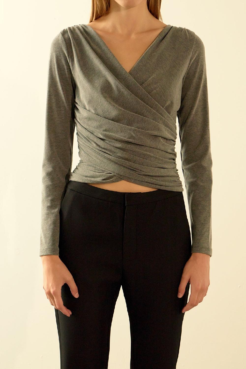 Endless Rose Crossover Top TAUPE