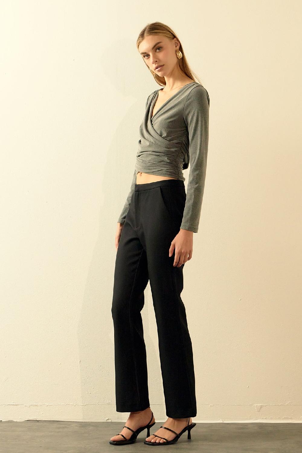 Endless Rose Crossover Top TAUPE