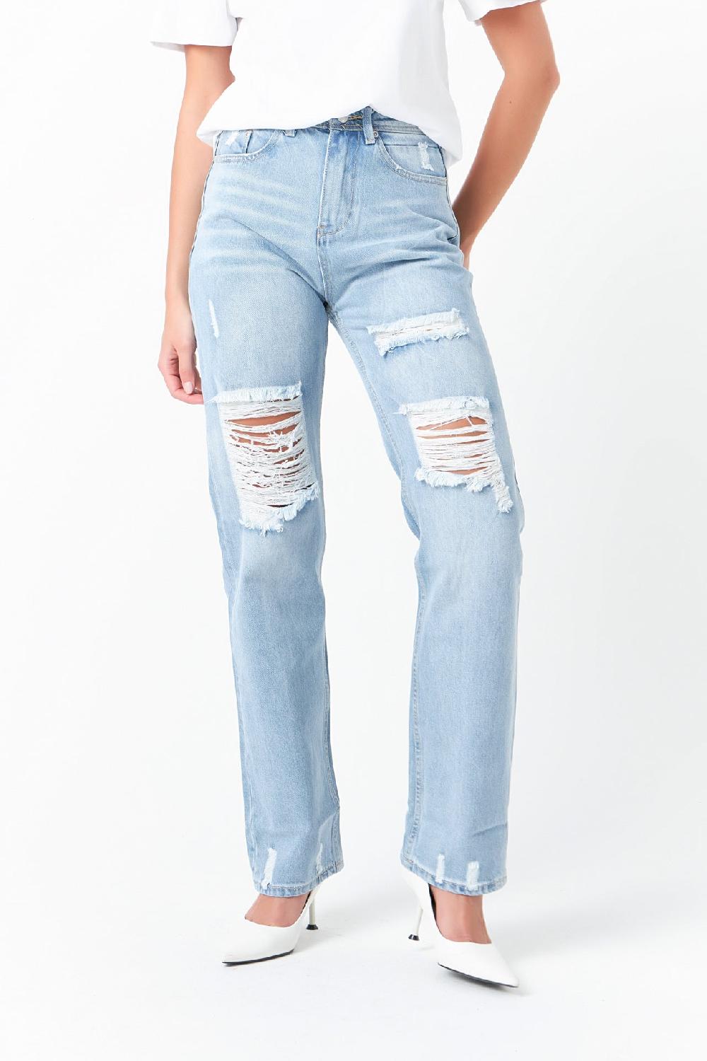 Endless Rose Destroyed Jeans DENIM