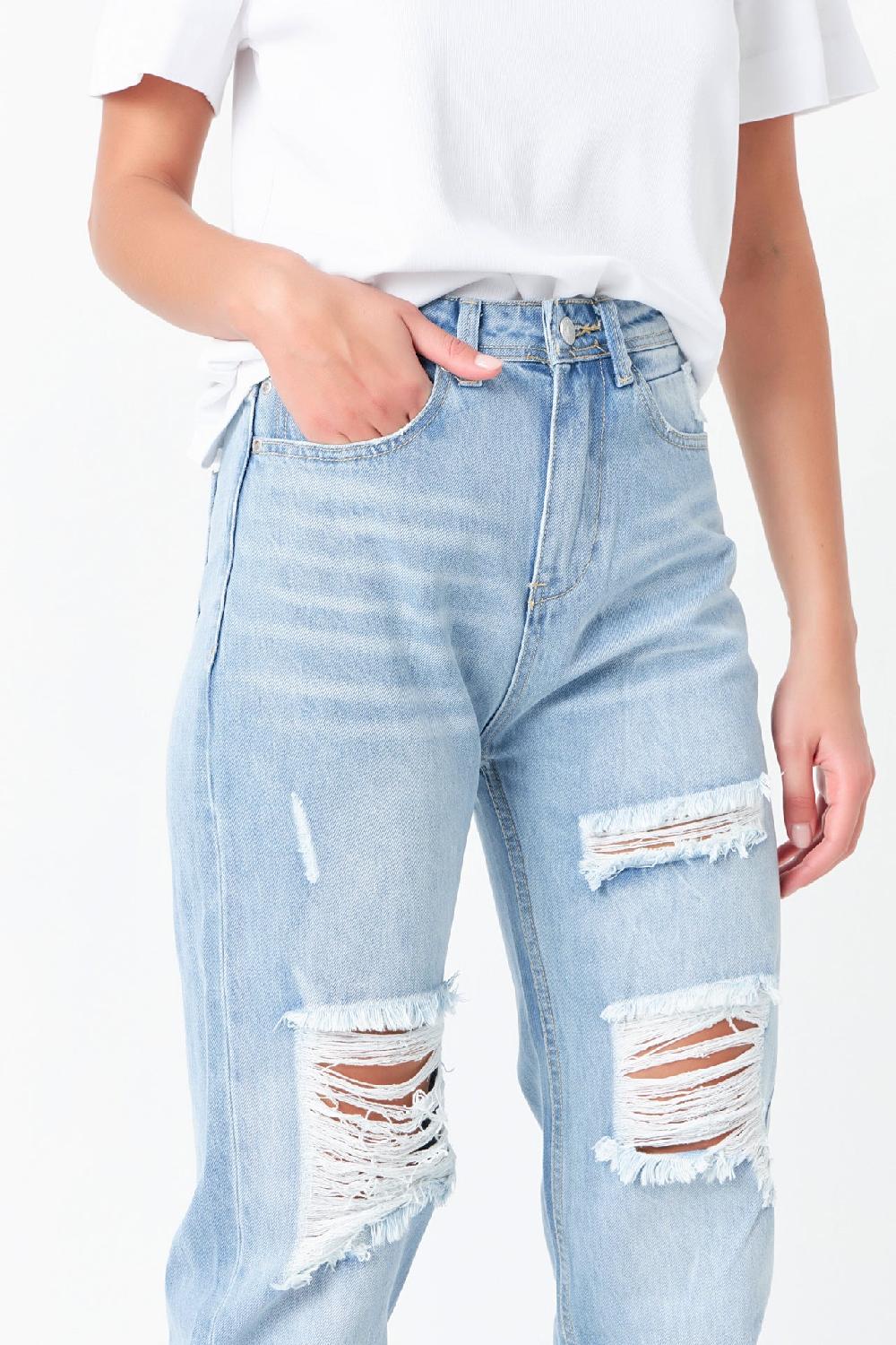 Endless Rose Destroyed Jeans DENIM