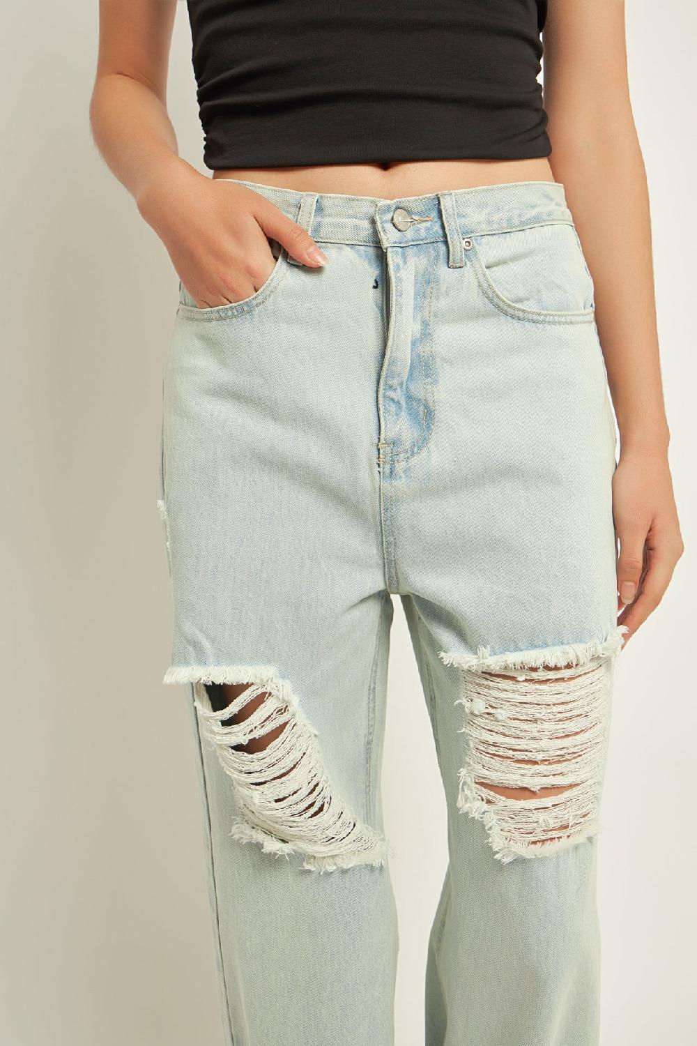 Endless Rose Destroyed Jeans DENIM