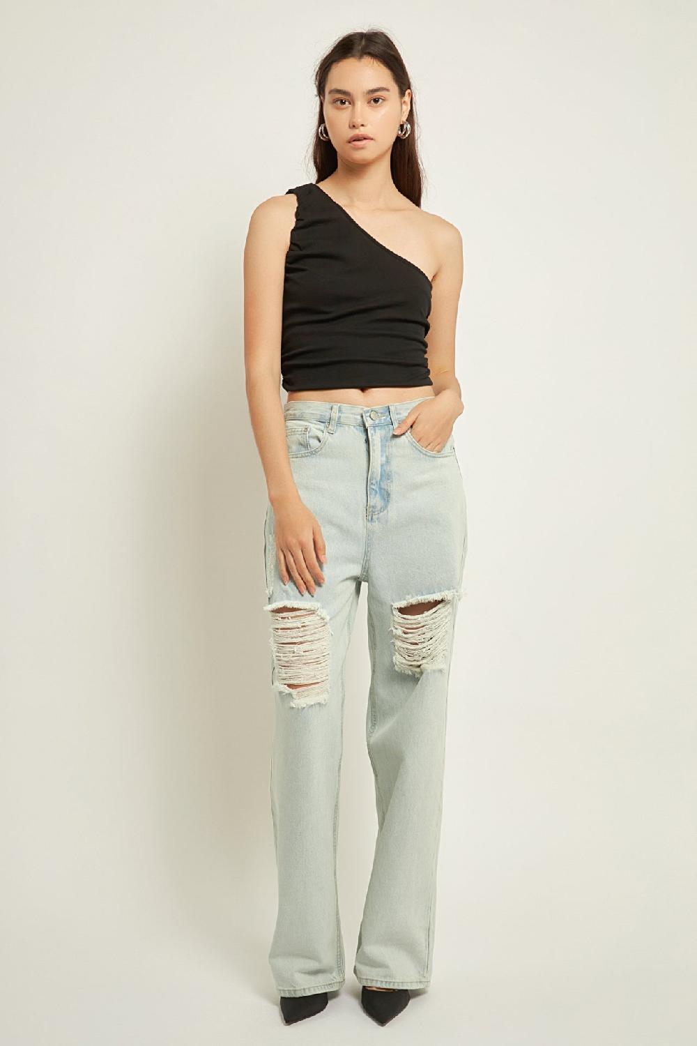 Endless Rose Destroyed Jeans DENIM
