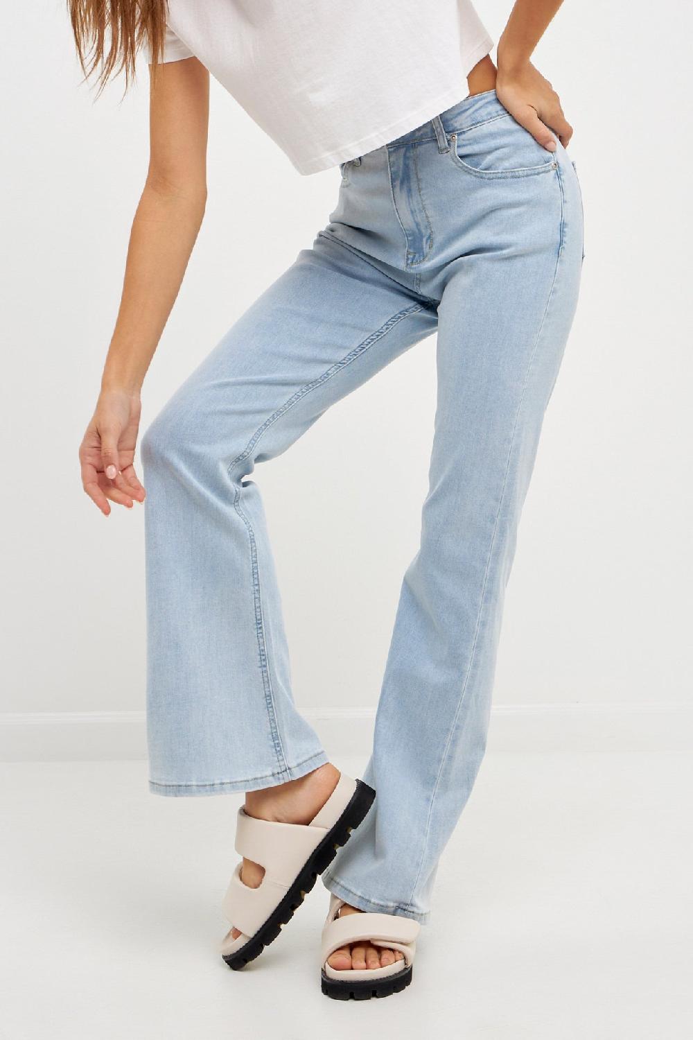 Endless Rose Flare Jeans DENIM