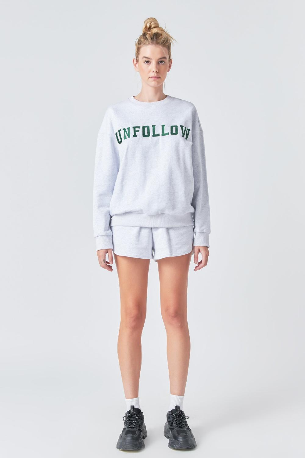 Endless Rose French Terry Shorts HEATHER GREY