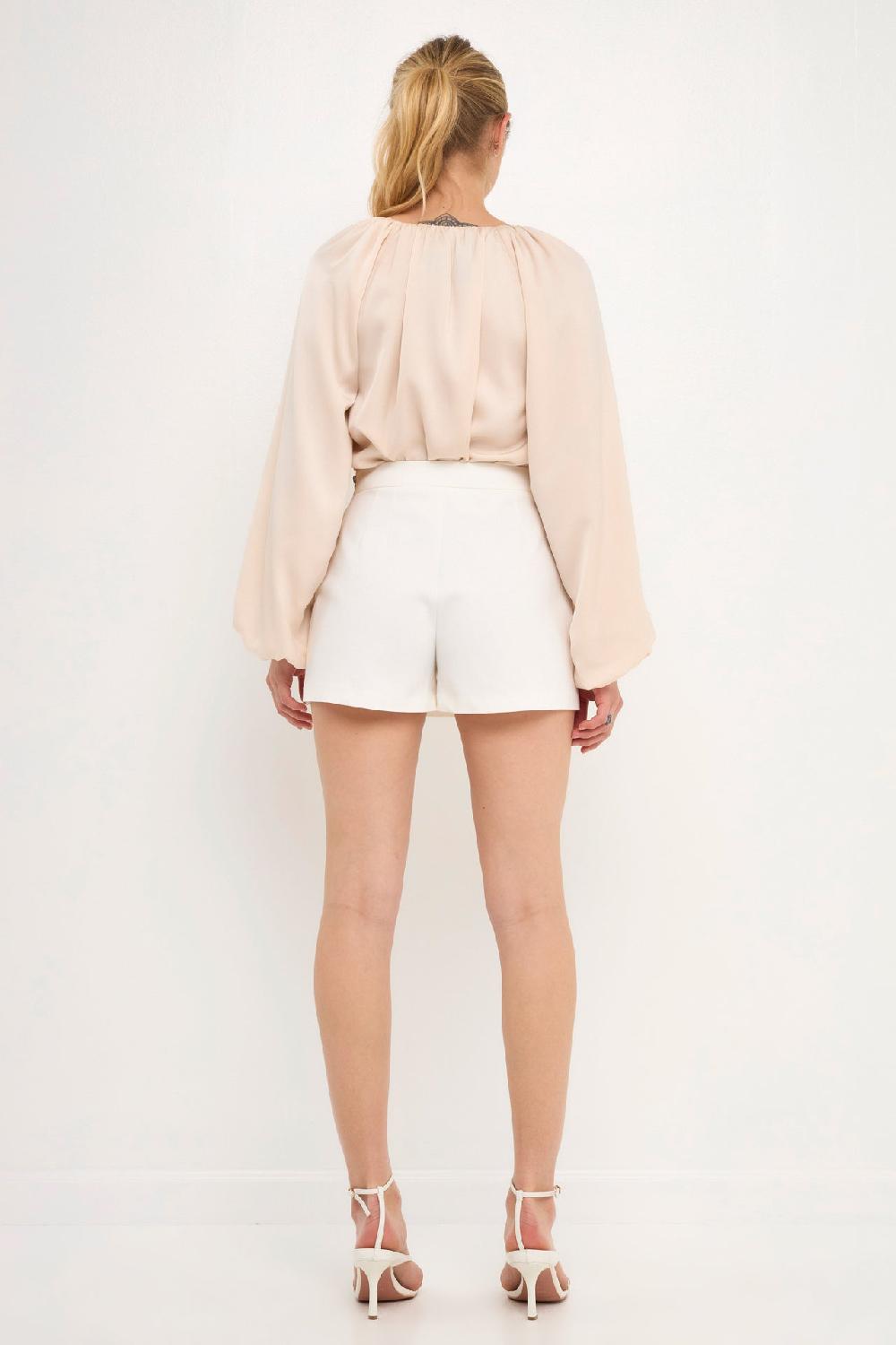 Endless Rose Front Twist Top CREAM