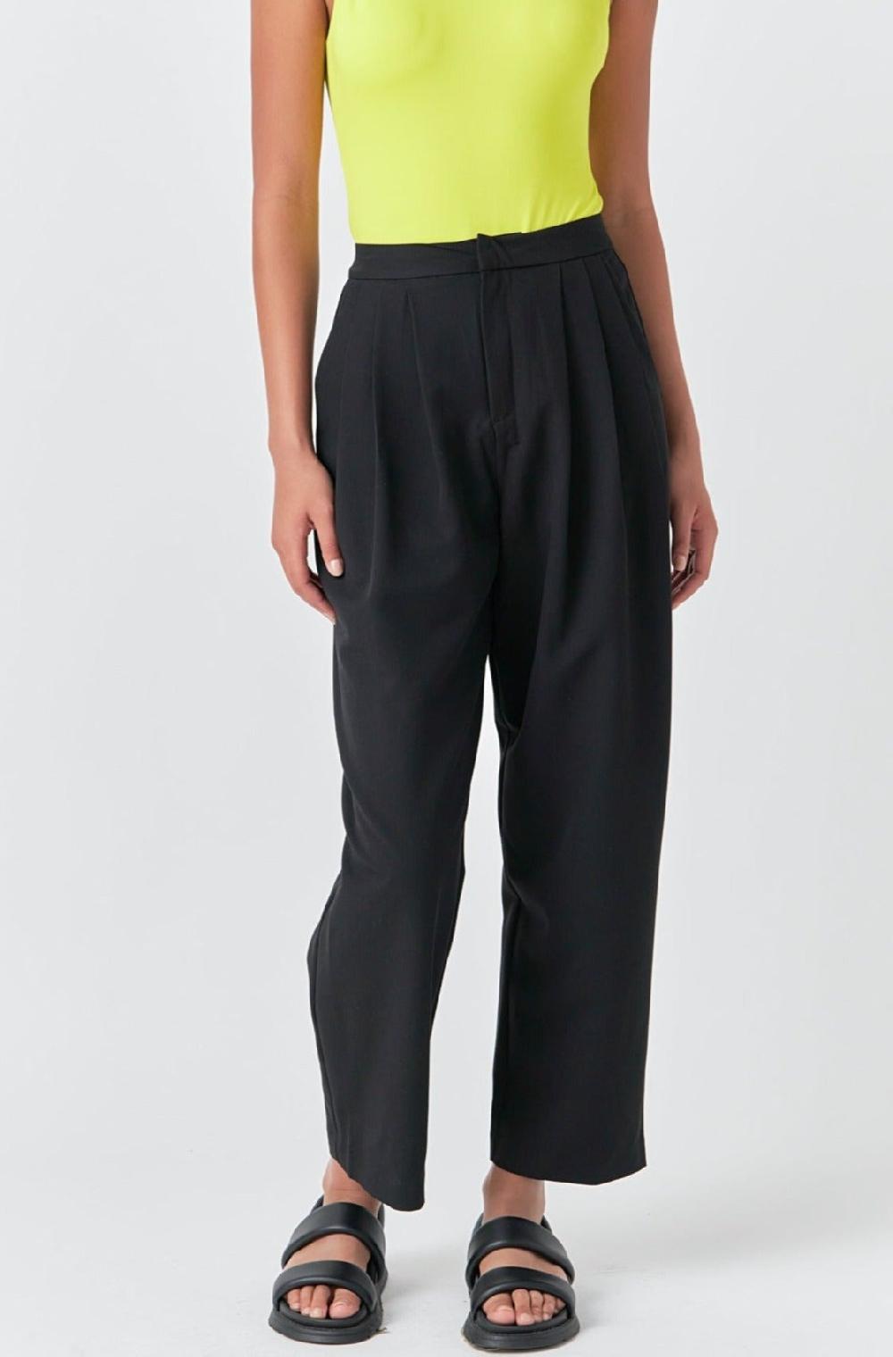 Endless Rose High Waist Balloon Trousers BLACK