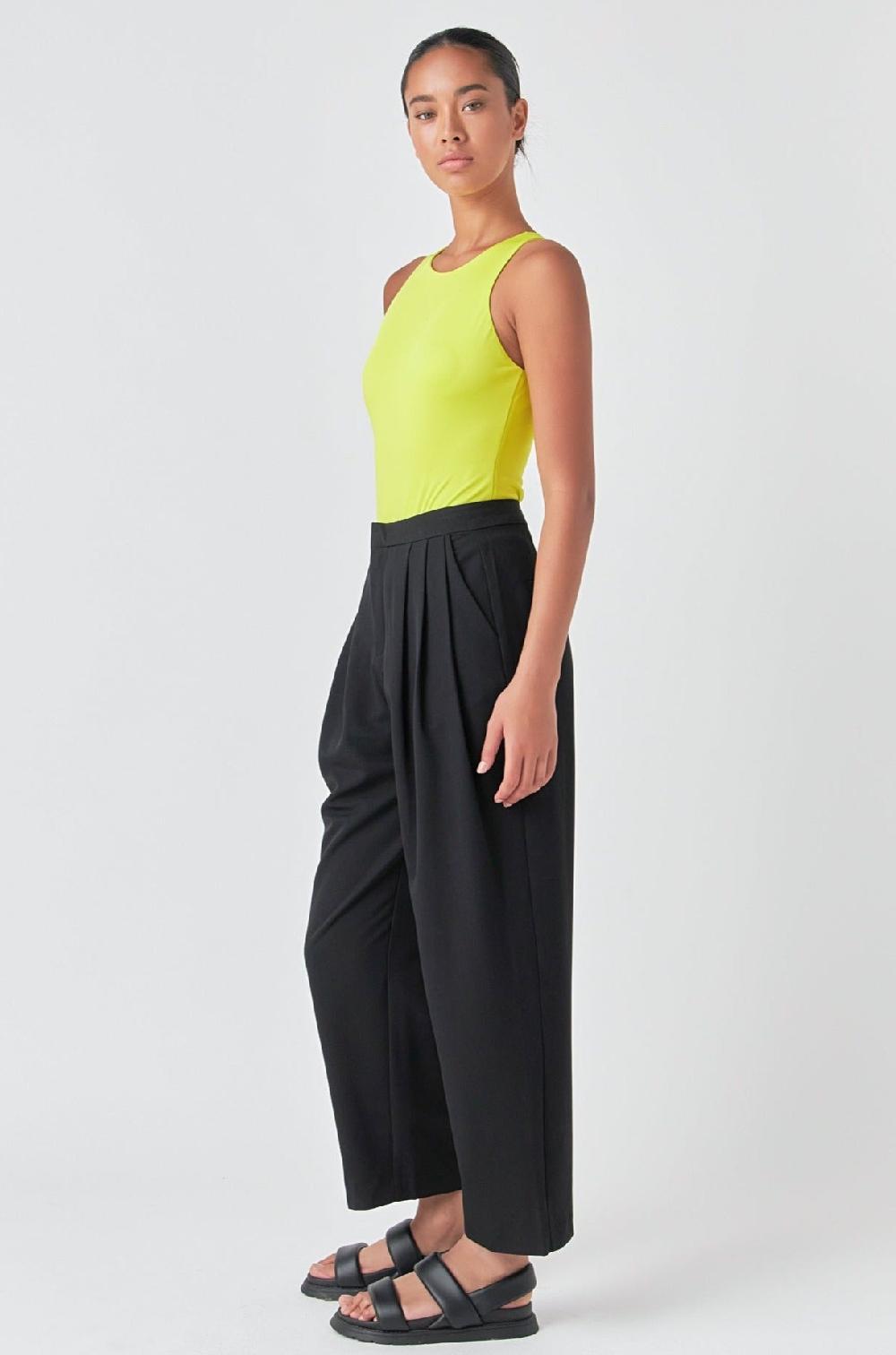 Endless Rose High Waist Balloon Trousers BLACK