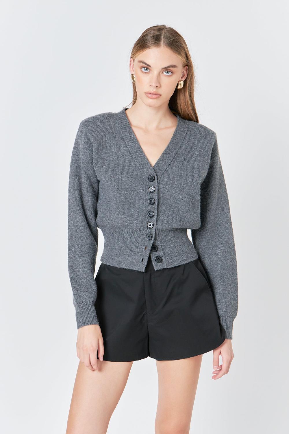 endless rose High Waisted Nylon Shorts BLACK