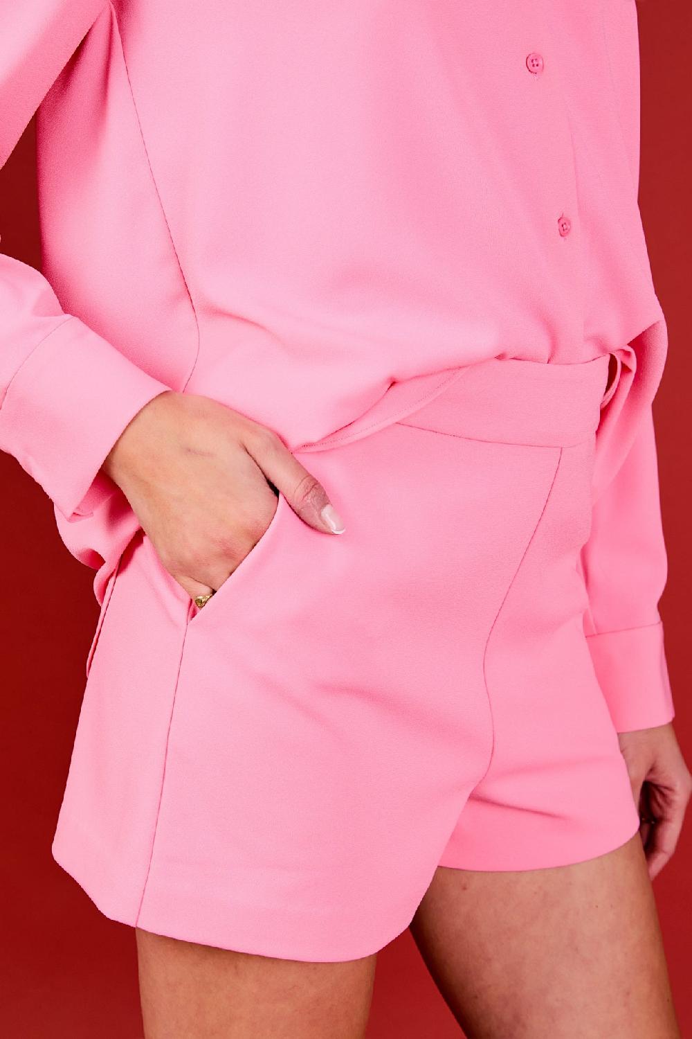 Endless Rose High Waisted Shorts LIGHT PINK