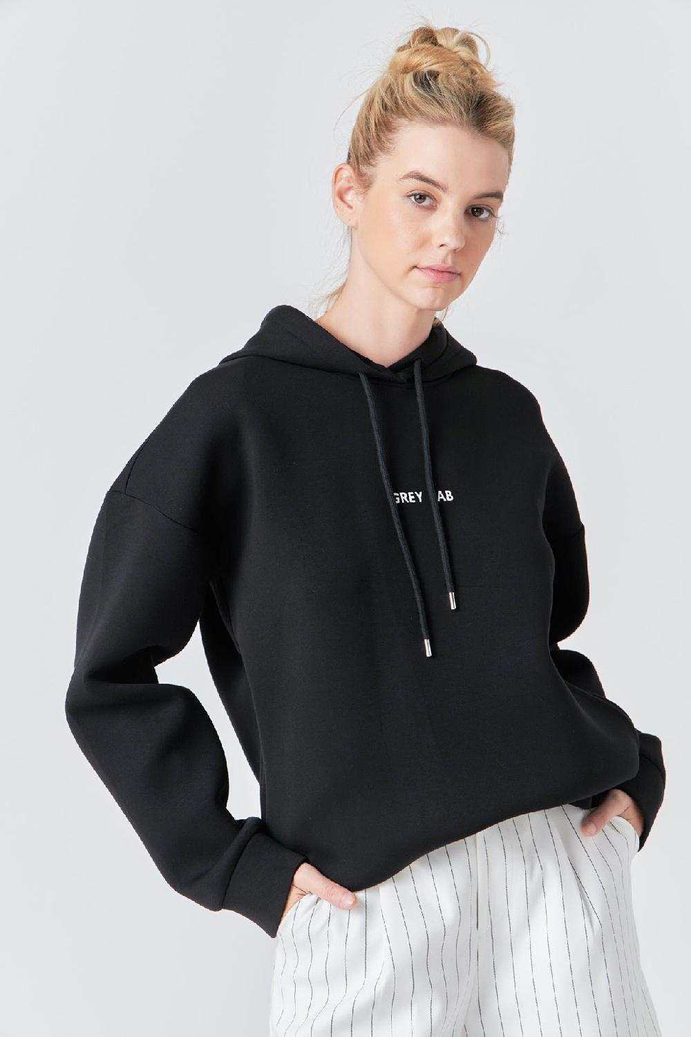 endless rose Hoodie BLACK