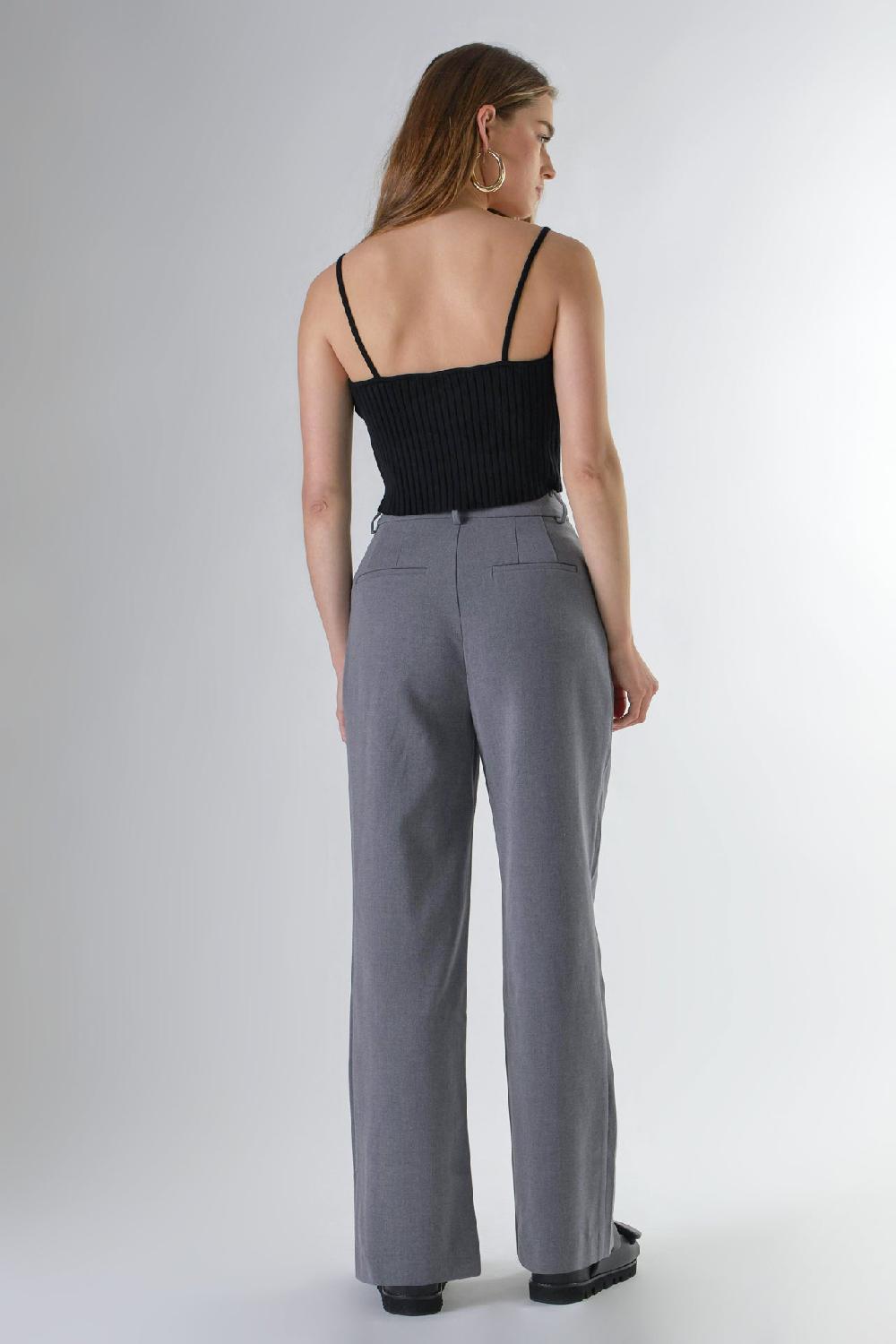 Endless Rose Knit Cami Crop Top BLACK