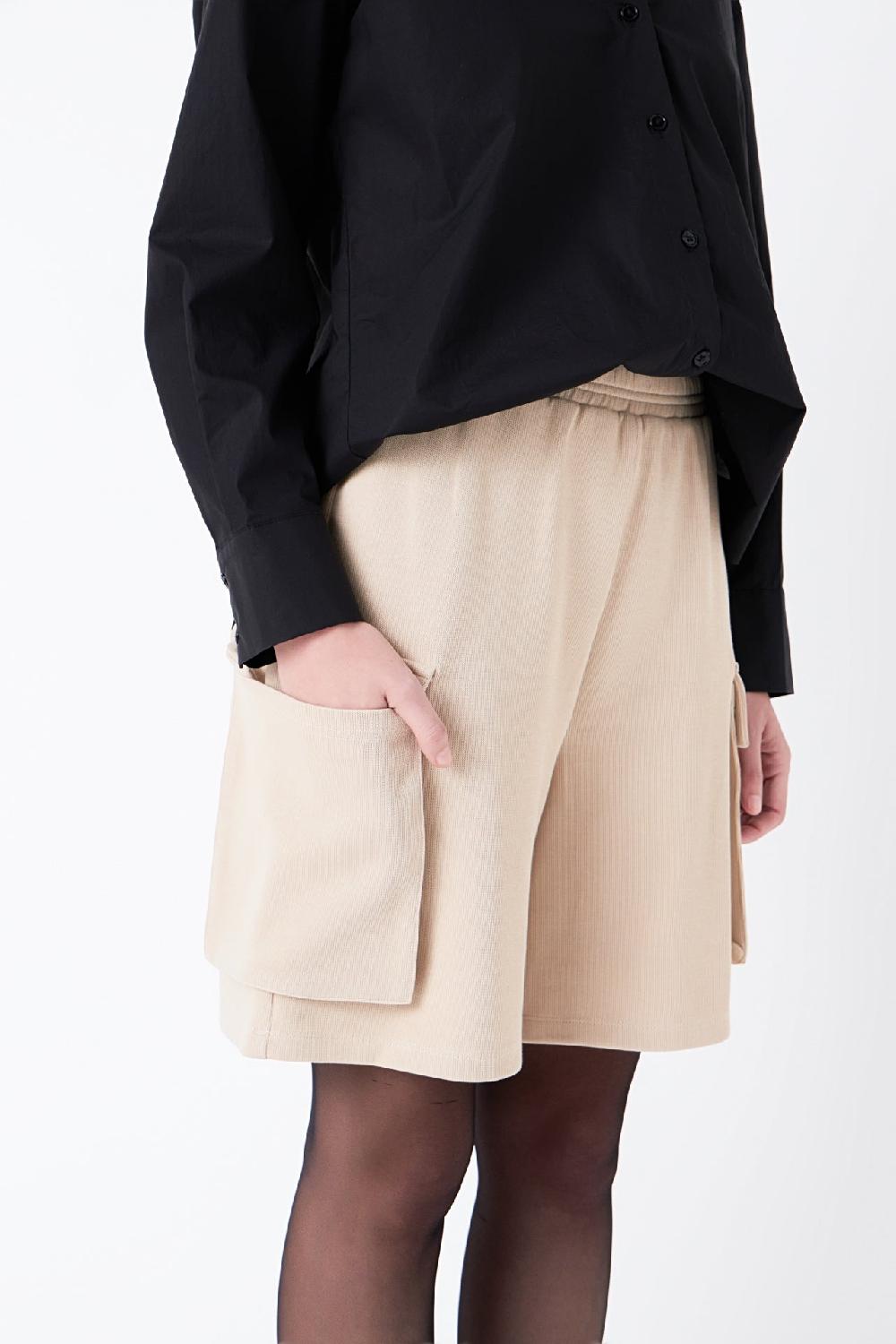 Endless Rose Knit Shorts With Pockets NUDE