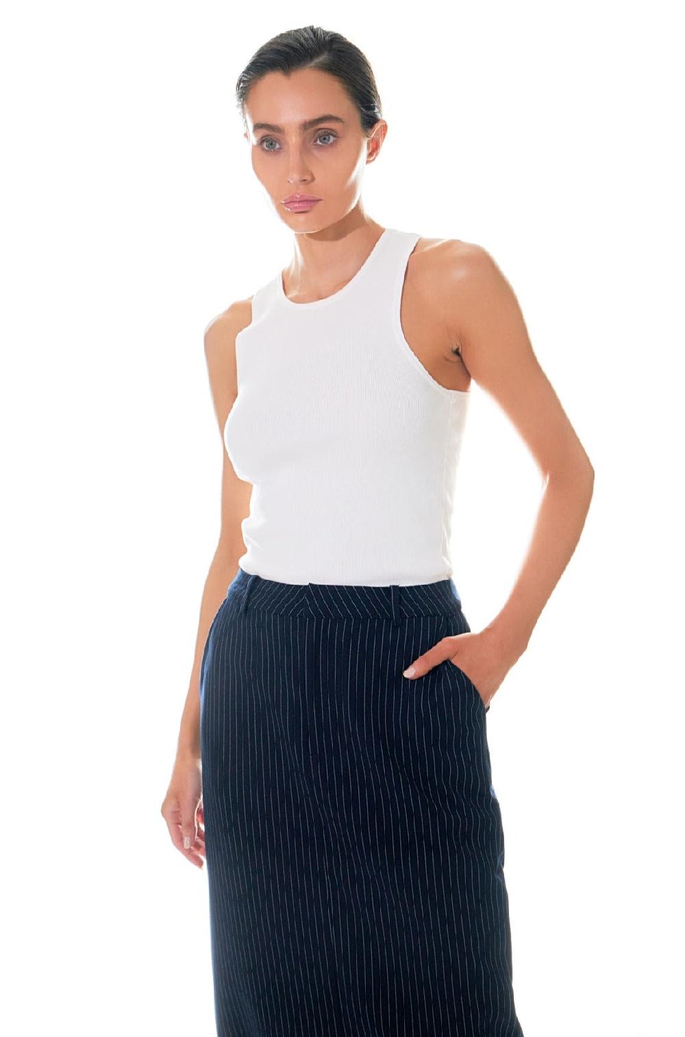 endless rose Knitdown Tank Top IVORY