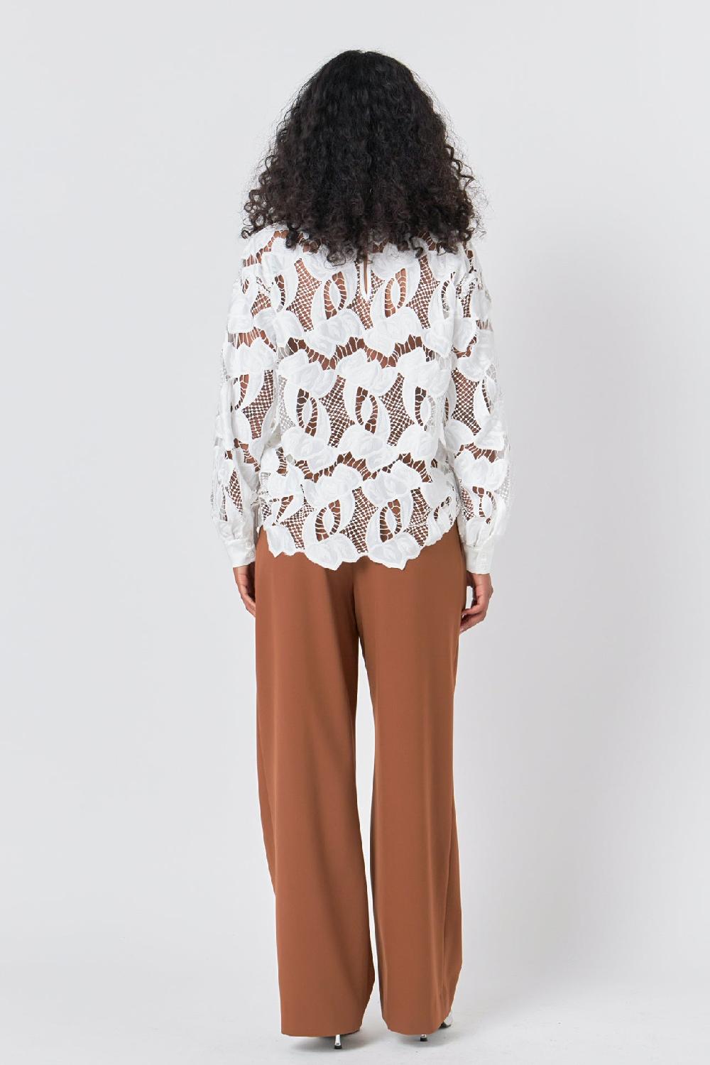 Endless Rose Lace Blouse WHITE
