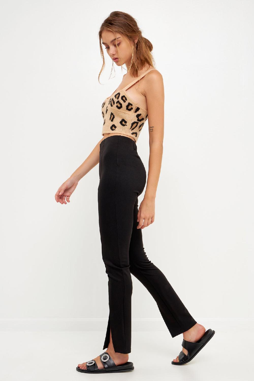 Endless Rose Leopard Bustier Knit LEOPARD