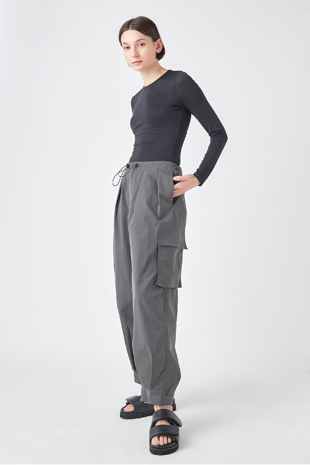 Endless Rose Long Sleeve Soft Bodysuit BLACK